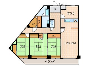 エム苦楽園の物件間取画像